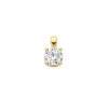 Hanger, 14krt.goud met Lab grown Diamant 0.25ct (lengte: 8,5 mm.) - 24836 Hanger, 14krt.goud met Lab grown Diamant 0.25ct (lengte: 8,5 mm.) - 24836