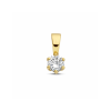 Hanger, 9 karaat met zirkonia 9,5 mm - 24808 Hanger, 9 karaat met zirkonia 9,5 mm - 24808