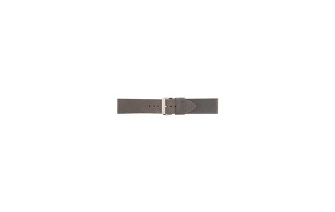 BBS suede solid leather watch strap with steel buckle. This cool strap will get better looking after wearing. Thick but super flexible and soft. - 20347