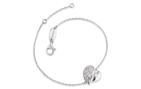 Engelsrufer Armband, model ERB-LILHEARTWING (Lengte:17-19cm.) - 18827