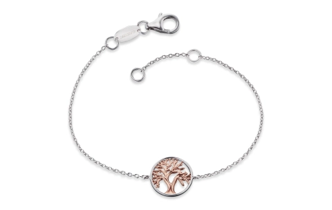 Engelsrufer Armband, model ERB-LILTREE-BICOR (lengte:16-18cm.) - 18807