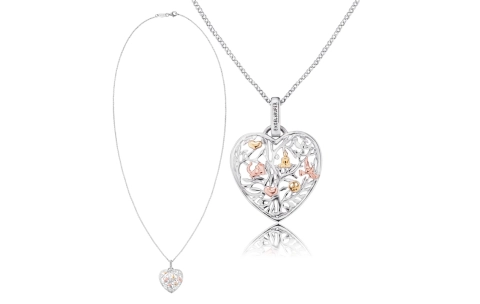 Engelsrufer Hanger, model ERN-HEARTTREE-TRICO (incl.collier: 50cm.) - 18794