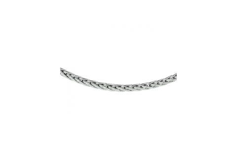 HC Collier, zilver gerhodineerd palmier 4,0 mm (lengte 43cm.) - 22854