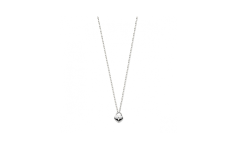 HC Collier, zilver gerhodineerd slotje (lengte: 41-45cm.) - 22757
