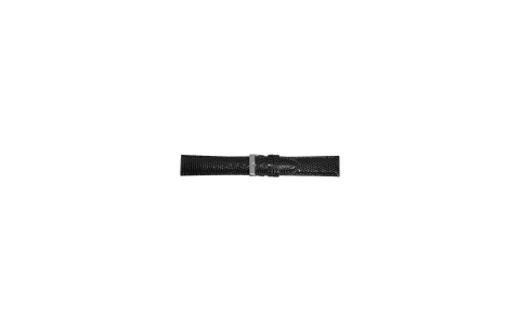 High end, genuine lizard leather watch strap with padding and stitching. Fitted with a stainless steel buckle - 21240