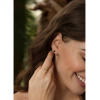 Jackie Oorknoppen, 14krt.goud "Black Agate Studs" (5mm.) - 23112 Jackie Oorknoppen, 14krt.goud "Black Agate Studs" (5mm.) - 23112
