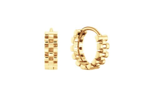 Jackie Oorringen, 14krt.goud "Güell Hoops" (4x12mm.) - 23111