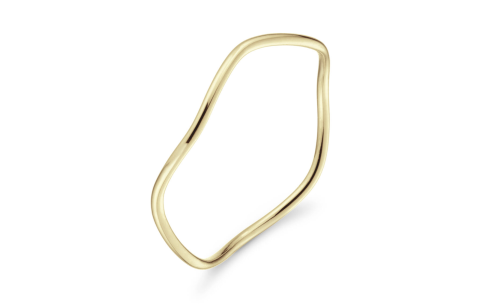 Jackie Ring,14krt.goud "Wavy" - 23176