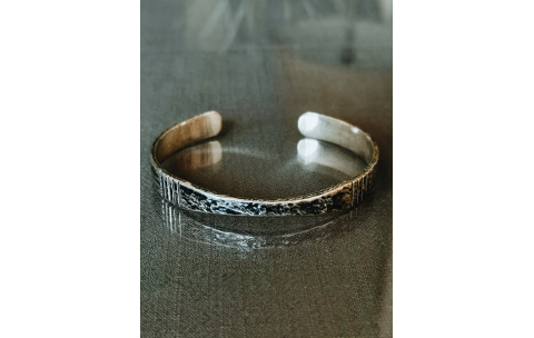 TAJ AMSTERDAM Zilveren Cuff Herenarmband Dalton (one size) - 22237