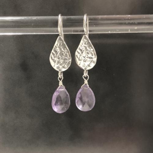 Jeh Jewels Oorhanger, model 17494 (Amethyst) - 10842