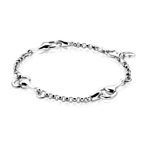 Zinzi Armband, model ZIA986 "horsebit-schakel" (lengte: 19cm. - 11082