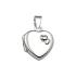 HC Medaillon, zilver hart - 11885