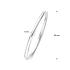 Bangle, zilver met dopsluiting ovale buis 4mm. (diameter 60mm.) - 11914