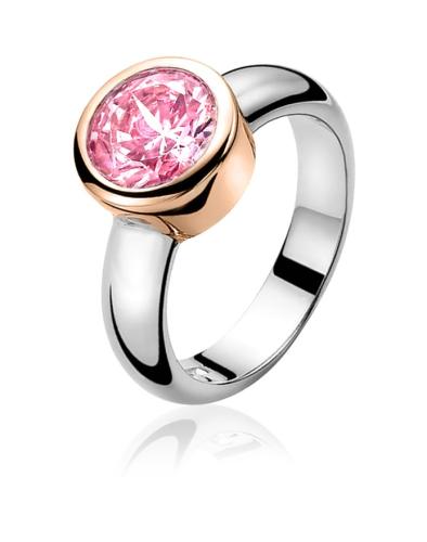 Zinzi Ring, model ZIR050RR (maat 56) steen: 10mm. - 12119