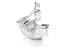 Zilverstad Spaarpot, Piratenboot (7x14x15cm.) verzilverd - 12350