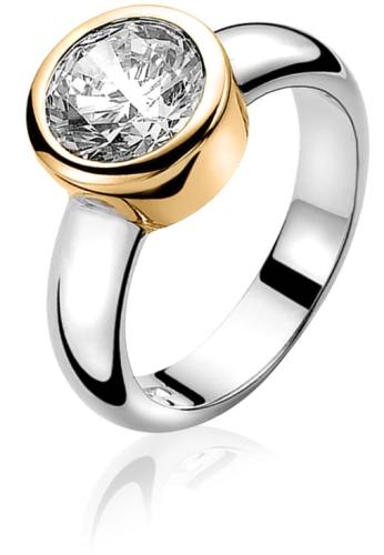 Zinzi Ring, Model ZIR050Y (maat 58) steen:10mm. - 13319