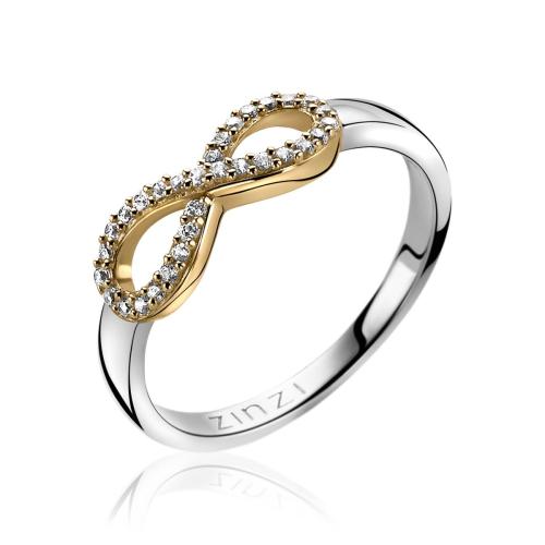 Zinzi Ring, Model ZIR1065Y (maat 54) infinnity - 13325