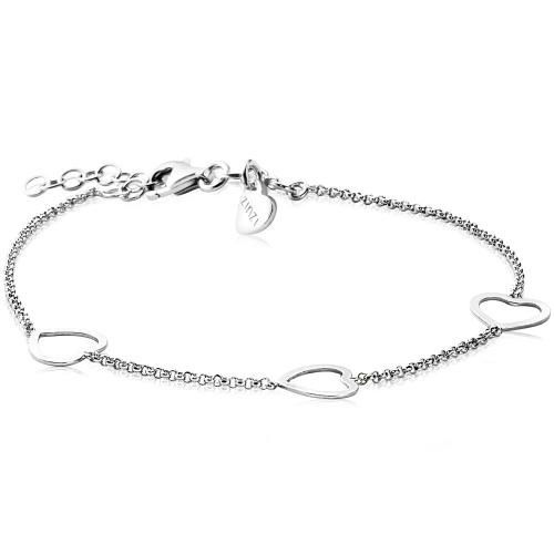 Zinzi Armband, model ZIA1188 hartjes Lengte: 17,5-20cm.) - 13355