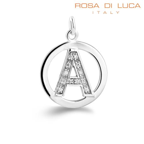 Rosa Di Luca Hanger, letter A incl. collier 45cm - 13750
