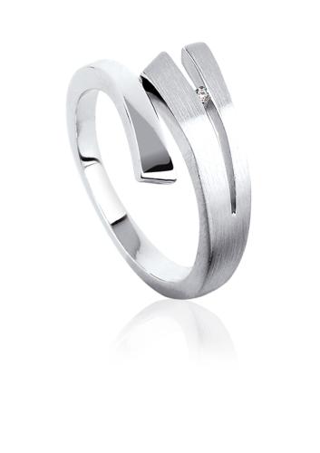 Zinzi Ring, Model ZDR05 met diamant (maat 50) - 14028