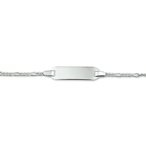 Graveerarmband, zilver (verstelbaar: 11-13cm.) - 14073