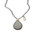 Jeh Jewels, Collier Model 19266 grijze maansteen - 14147