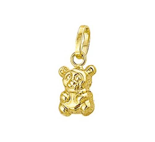 HC Hanger, 14krt.goud beer tweezijdig (10mm.) - 14305