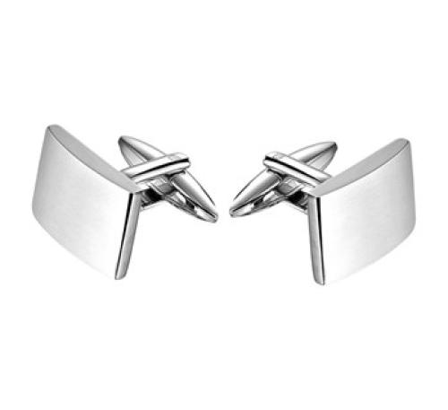 HC Manchetknopen, edelstaal (19x13mm.) - 14306