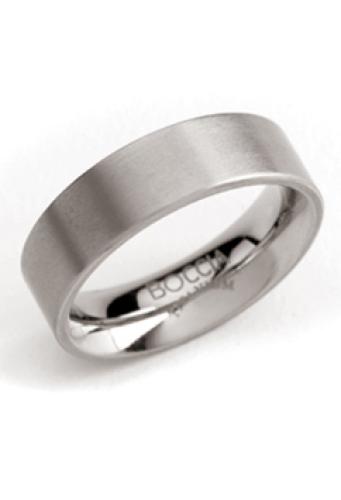 Boccia Ring, titanium model 0101-01 breedte:6mm. (maat 56) - 14817