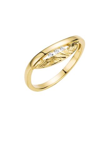 Sueno Ring, model 22-96 14krt.goud met 0.045ct.diamant (mt. 17,5) - 15187