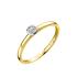 Zinzi Ring, model ZGR147 14krt.goud met zirkonia (mt.54) - 15203