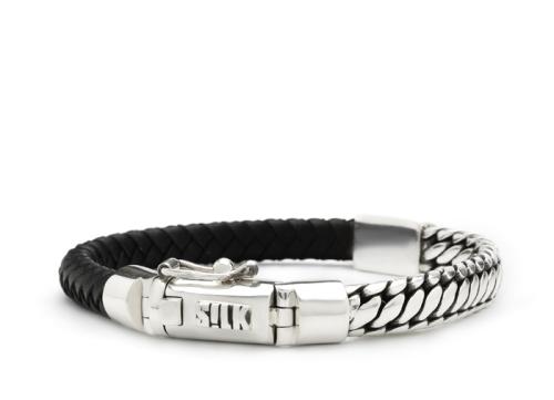Silk Armband, model 854BLK (lengte 19cm) - 15403