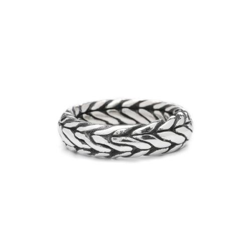 Silk Ring, zilver/oxie model 352 ZIPP Collectie (maat 18,5) - 15422