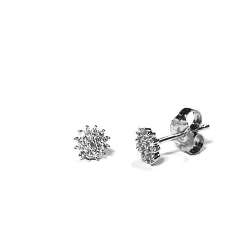 Eclat, Oorknoppen, model ID-68OK-10 (totaal diamant: 0,10ct.) - 15752