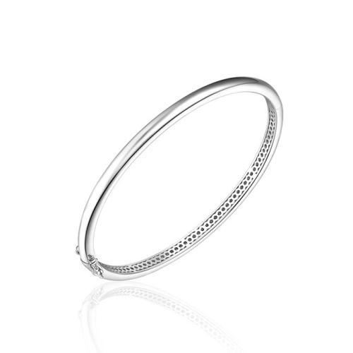 HC Bangle, zilver bol met scharnier (breedte 4mm.) - 15795