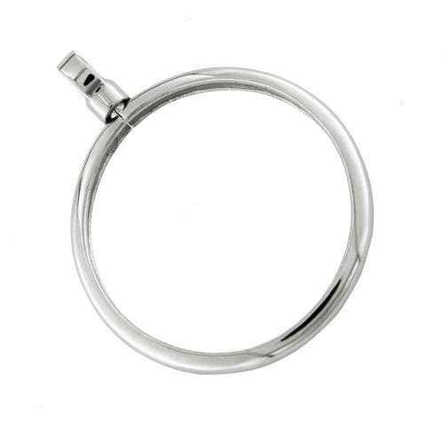 My iMenso *Medallion Grande* model 33-0055 zilver (opent met schroef-oog) - 16143