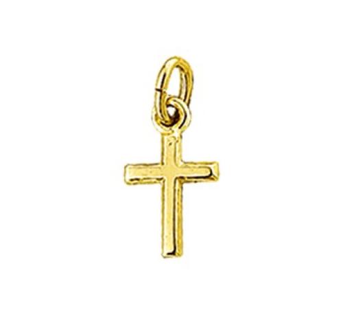 HC Hanger, 14krt.goud kruisje (6x10,5mm.) - 16207