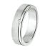 Amorio Ring, zilver gerhodineerd (breedte 5mm. (maat 17,5) RING MET ZIRCONIA - 16386
