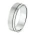 Amorio Ring, zilver gerhodineerd breedte 6mm. (maat 20)  GLADDE RING - 16387