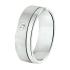 Amorio Ring, zilver gerhodineerd breedte 6mm. (maat 17,5) RING MET ZIRCONIA - 16388