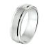 Amorio Ring, zilver gerhodineerd breedte 6.5mm. (maat 20) GLADDE RING - 16398