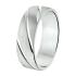 Amorio Ring, zilver gerhodineerd breedte 6.5mm. (maat 20) GLADDE RING - 16400