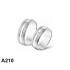 Amorio Ring, zilver gerhodineerd (breedte 6.5mm.)  RING MET ZIRCONIA - 16403