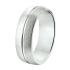 Amorio Ring, zilver gerhodineerd breedte 7mm. (maat 20) GLADDE RING - 16406