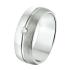 Amorio Ring, zilver gerhodineerd breedte 7mm. (maat 17,5) RING MET ZIRCONIA - 16409