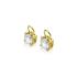 Zinzi Creoolhangers, model ZGCH143  Goud 14krt. (zirconia 7mm.) excl.oorringen! - 16546