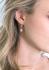 Zinzi Creoolhangers, model ZGCH143  Goud 14krt. (zirconia 7mm.) excl.oorringen! - 16546