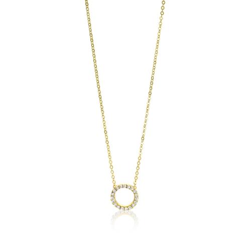 Zinzi Collier, model ZGC181 (Goud 14 krt) lengte: 42-45cm. - 16788