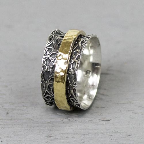 Jeh Jewels Ring, model 19970 12,5mm.breed (maat 57) - 17102