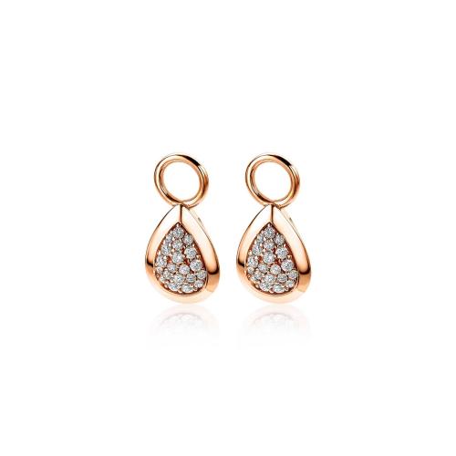 Zinzi Oorbedels, model ZICH1768R 12mm. - 17224